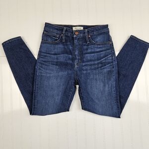 Madewell curvy high rise skinny jeans